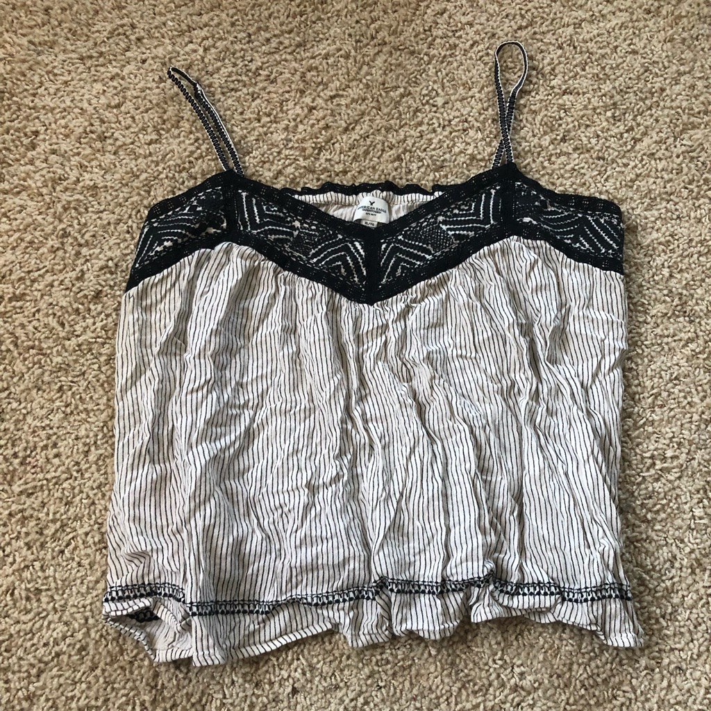 American Eagle Embroidered Top
